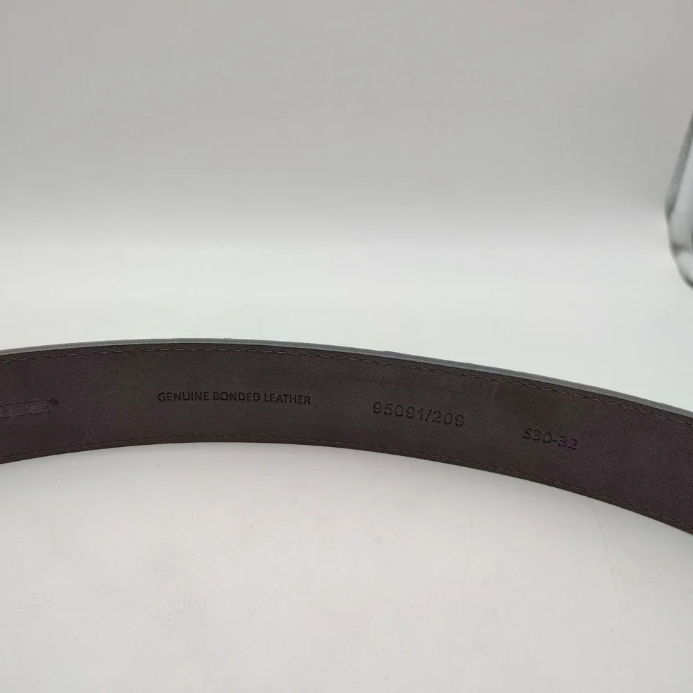 REALTREE Performance Stretch Belt Size Small Brown w/Camo Genuine Bonded Leather